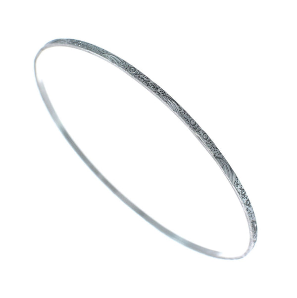 Southwest Genuine Sterling Silver Bangle Bracelet AX129483
